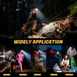 MIOISY Rechargeable 8-LED Waterproof Headlamp