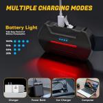 MIOISY Rechargeable 8-LED Waterproof Headlamp