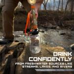 GunZee Portable Personal Water Filter Straw Pack