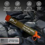 GunZee Portable Personal Water Filter Straw Pack