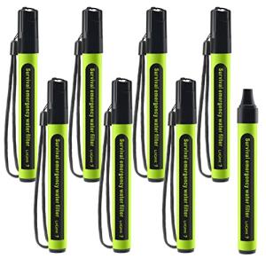 8 Pack Portable Water Filter Straws for Camping