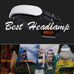 Rechargeable 1500 Lumen LED Headlamp for Camping