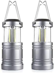 2 Pack Battery-Powered LED Camping Lanterns