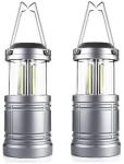 2 Pack Battery-Powered LED Camping Lanterns