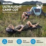 MARCHWAY Ultralight Folding Camping Cot Bed