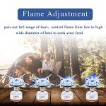Portable Backpacking Stove with Butane Adapter