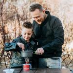 MalloMe 18-Piece Camping Cookware Set with Stove