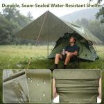 Large Waterproof Camping Tent Tarp for Outdoor Use