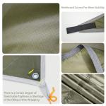 Large Waterproof Camping Tent Tarp for Outdoor Use