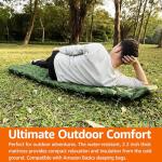 Ultralight Camping Sleeping Pad with Built-in Pump