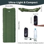 Gear Doctors® Ultralight 17.5oz Camping Sleeping Pad