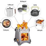 Portable Folding Wood Camping Stove for Outdoor Adventures