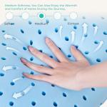 Memory Foam Camping Travel Pillow - Light Grey