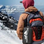 Memory Foam Camping Travel Pillow - Light Grey