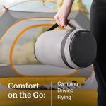 Compact Gel Memory Foam Camping Pillow for Travel