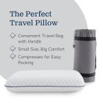 Compact Gel Memory Foam Camping Pillow for Travel