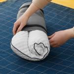 Compact Gel Memory Foam Camping Pillow for Travel