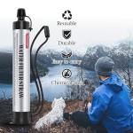 6 Pack High-Flow Water Filter Straws