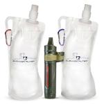 Survivor Filter Squeeze Kit with Collapsible Bottles