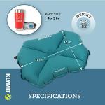Klymit Pillow X: Lightweight Inflatable Travel Pillow