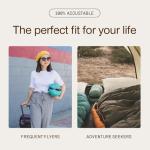 Adjustable Travel Camping Pillow with Stuff Sack