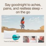 Adjustable Travel Camping Pillow with Stuff Sack