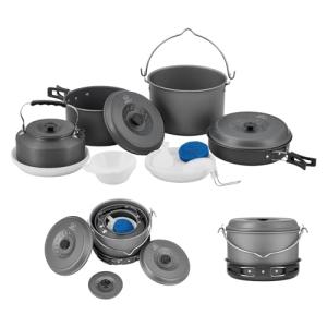 Bulin 13-Piece Nonstick Camping Cookware Set