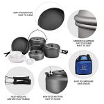 Bulin 13-Piece Nonstick Camping Cookware Set