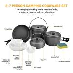 Bulin 13-Piece Nonstick Camping Cookware Set