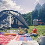 Etekcity Ultralight Backpacking Camping Stove - Orange