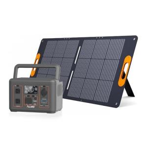 ALLWEI 500W Solar Power Generator and Panel