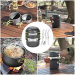 Backpacking Cookware Mess Kit for Camp Cooking