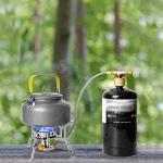 Odoland Windproof Camp Stove with Carry Case