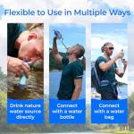 Waterdrop Gravity Water Filter Straw - 3 Pack