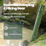 Portable Water Filter Straw for Camping and Hiking