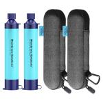 Portable Water Filter Straw with Storage Bag