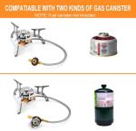WADEO 3700W Portable Camping Gas Stove Set