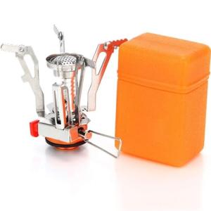 Portable Backpacking Camping Stove with Piezo Ignition