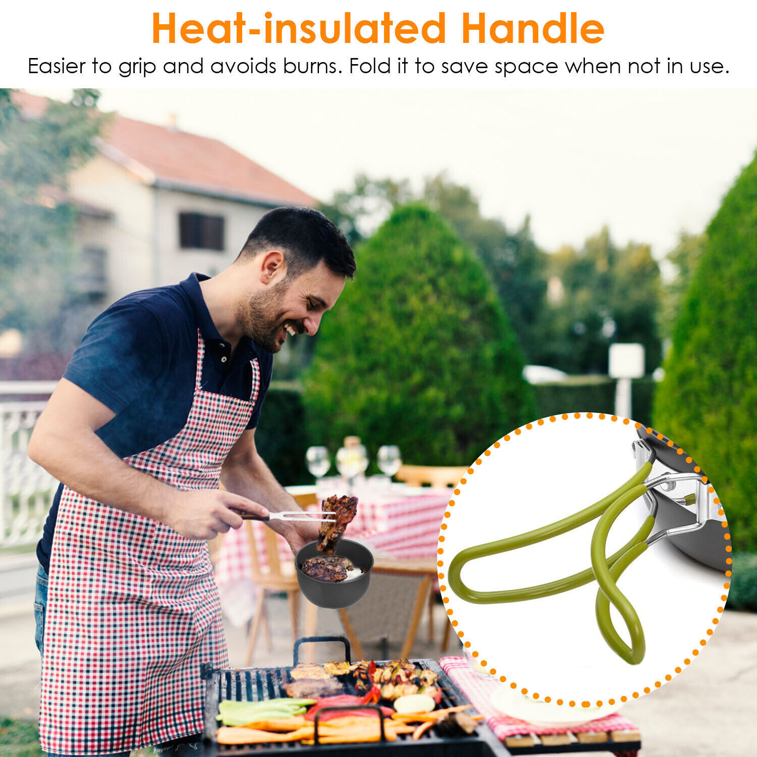8 Piece Camping Cookware Set for Outdoor Cooking