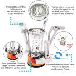 Portable Backpacking Camping Stove with Piezo Ignition