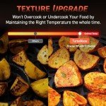 6-Qt Non-Stick Air Fryer with 9 Functions