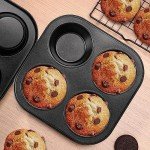 Yomvzake Air Fryer Muffin Pan Set, 2 Pack