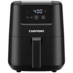 Chefman Compact Digital Air Fryer with Dual Baskets