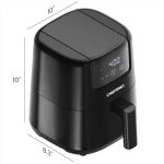 Chefman Compact Digital Air Fryer with Dual Baskets