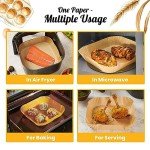 8-Inch Disposable Air Fryer Parchment Sheets, 120 Pack