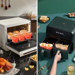 Silicone Air Fryer Baking Ramekins, 4-Pack