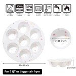 Silicone Muffin Pan for Air Fryers, 7 Cups