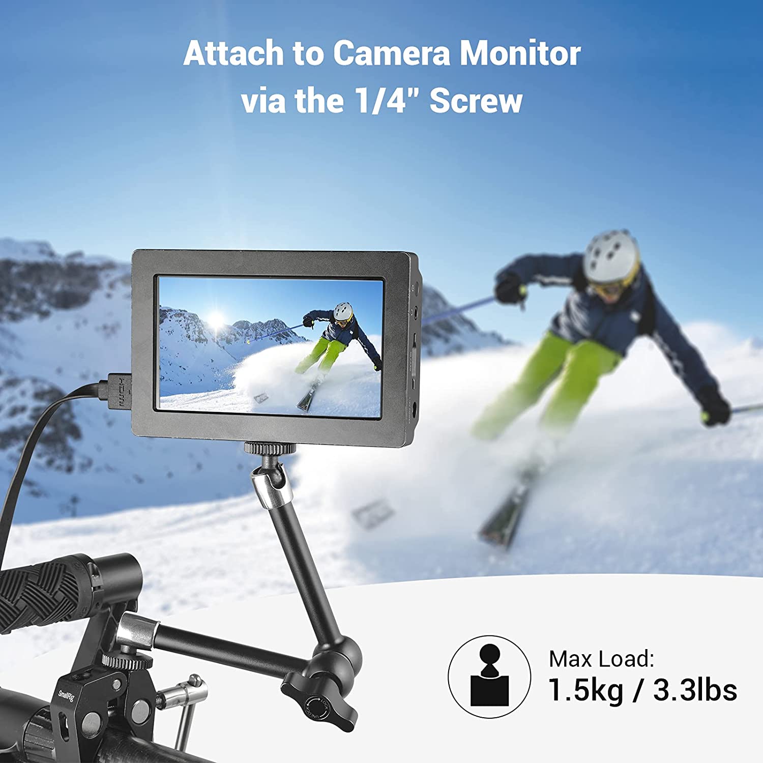 SmallRig 9.5" Articulating Rosette Arm for Canon DSLR