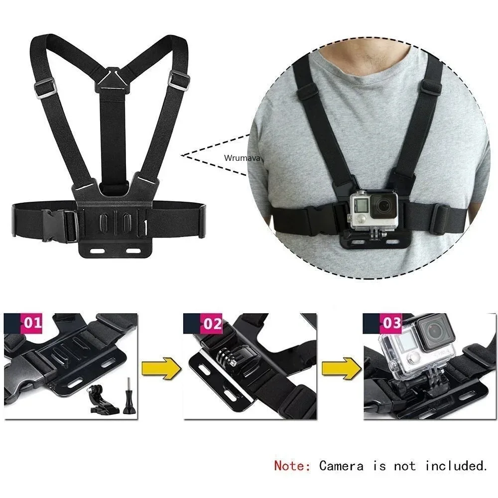 Camera Accessories: Wrumava Chest Belt Head Strap