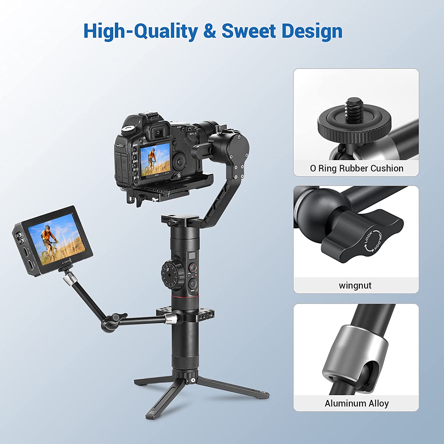 SmallRig 9.5" Articulating Rosette Arm for Canon DSLR